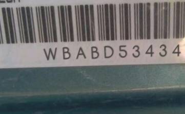 VIN prefix WBABD53434PD