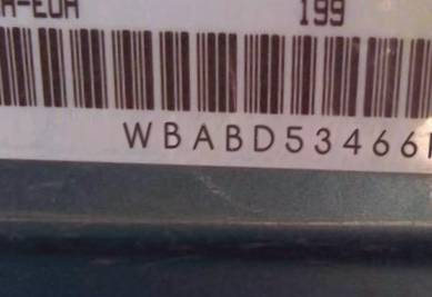VIN prefix WBABD53466PL