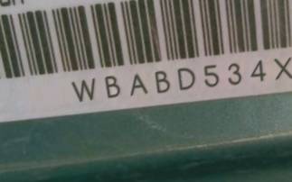 VIN prefix WBABD534X6PD