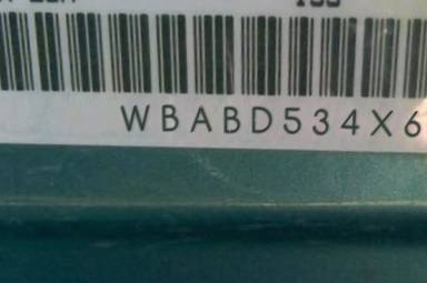 VIN prefix WBABD534X6PE