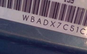 VIN prefix WBADX7C51CE7