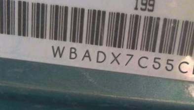 VIN prefix WBADX7C55CE7