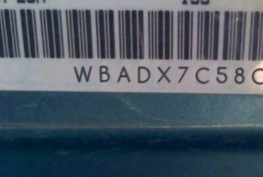 VIN prefix WBADX7C58CE2