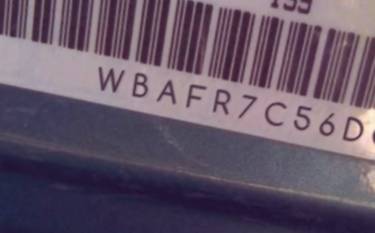 VIN prefix WBAFR7C56DC8
