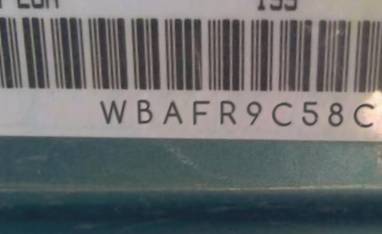 VIN prefix WBAFR9C58CC2