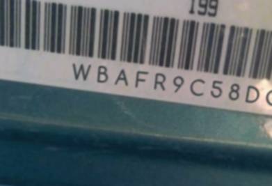 VIN prefix WBAFR9C58DC2