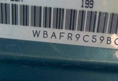 VIN prefix WBAFR9C59BC5