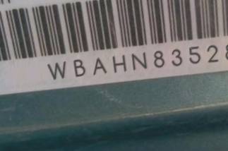 VIN prefix WBAHN83528DT