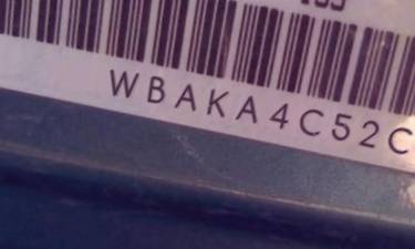 VIN prefix WBAKA4C52CC6