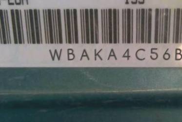 VIN prefix WBAKA4C56BC6