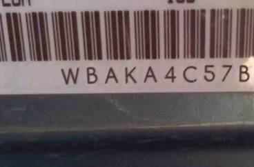 VIN prefix WBAKA4C57BC6