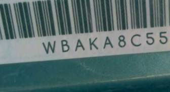 VIN prefix WBAKA8C55ACY