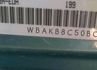VIN prefix WBAKB8C50BCY