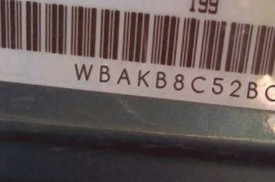 VIN prefix WBAKB8C52BCY