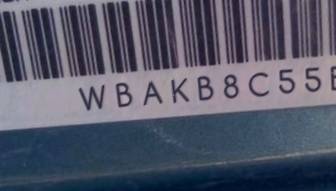 VIN prefix WBAKB8C55BC8
