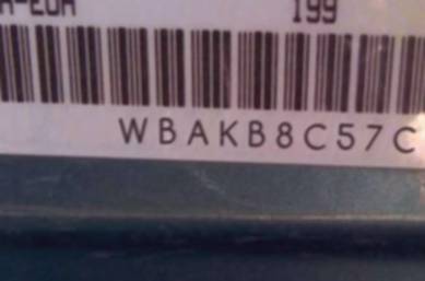 VIN prefix WBAKB8C57CC8