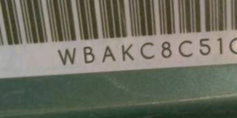 VIN prefix WBAKC8C51CC4