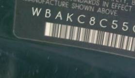 VIN prefix WBAKC8C55CC4