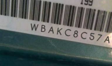VIN prefix WBAKC8C57AC4