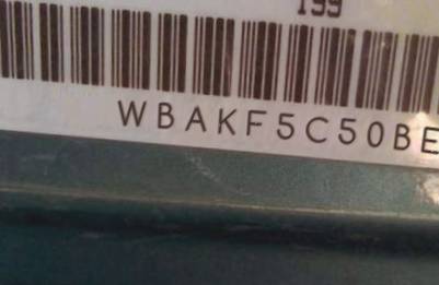 VIN prefix WBAKF5C50BE5