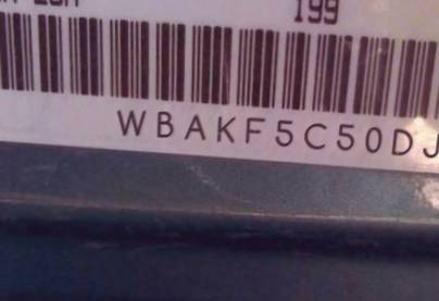 VIN prefix WBAKF5C50DJ2