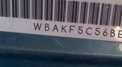 VIN prefix WBAKF5C56BE3
