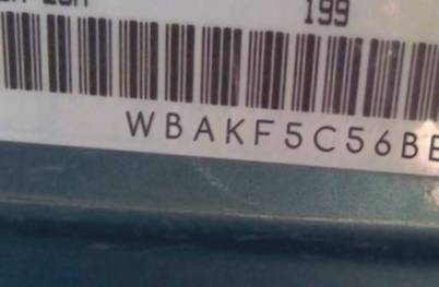 VIN prefix WBAKF5C56BE5