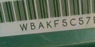 VIN prefix WBAKF5C57BE6