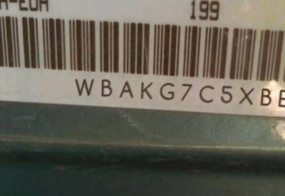 VIN prefix WBAKG7C5XBE8