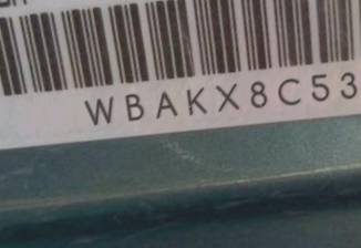 VIN prefix WBAKX8C53BC1