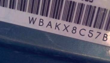 VIN prefix WBAKX8C57BC1