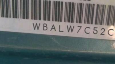 VIN prefix WBALW7C52CC6