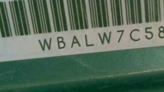 VIN prefix WBALW7C58CDX