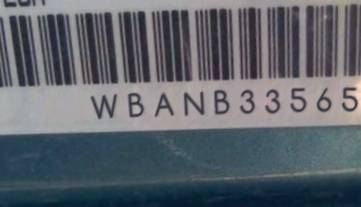 VIN prefix WBANB33565B1