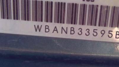 VIN prefix WBANB33595B1