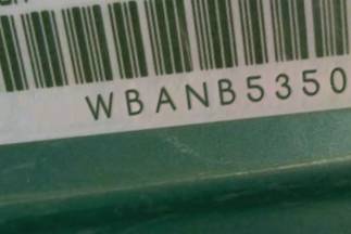 VIN prefix WBANB53506CP