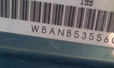 VIN prefix WBANB53556CP