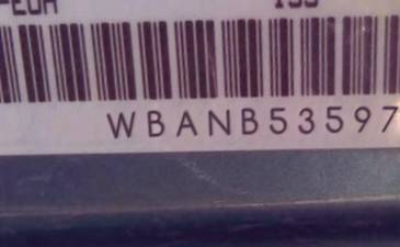 VIN prefix WBANB53597CP