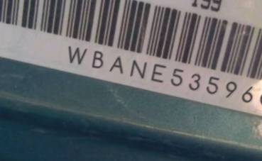 VIN prefix WBANE53596C2