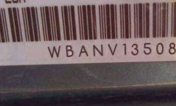 VIN prefix WBANV13508CZ