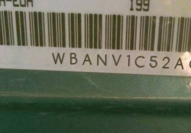 VIN prefix WBANV1C52AC1
