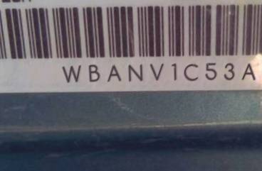 VIN prefix WBANV1C53AC4