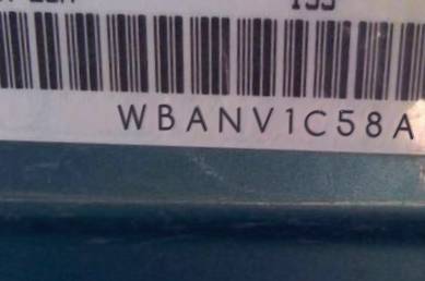 VIN prefix WBANV1C58AC1