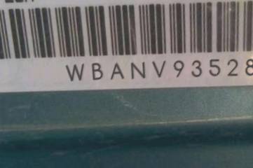 VIN prefix WBANV93528C1
