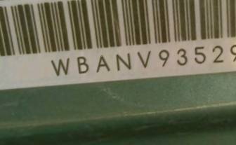 VIN prefix WBANV93529C1