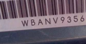 VIN prefix WBANV93568CZ