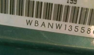 VIN prefix WBANW13558CZ