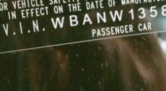 VIN prefix WBANW13589C1