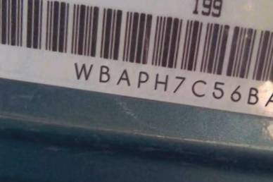 VIN prefix WBAPH7C56BA8