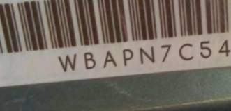 VIN prefix WBAPN7C54AA2